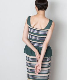 TRICOTE ボーダーニット タンクトップ