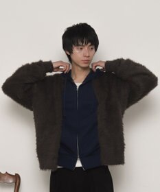 WEGO 【ユニセックス着用ITEM】フェザーニットボタンシャツ