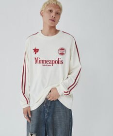 WEGO 【ユニセックス着用ITEM】ラインゲームロゴT（LS）