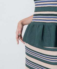 TRICOTE ボーダーニット タンクトップ