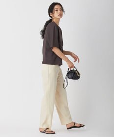 ICB 【洗える】 LooseWeave ワイドストレートパンツ