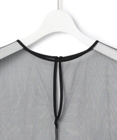 23区 【GOLD LABEL/見上愛さん着用】チュール ペプラムブラウス