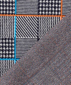 23区GOLF 【MEN】チェックジャガード　クルーネック  ニット