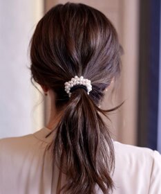 Tiaclasse つぶつぶリッチパールヘアゴム