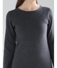 Te chichi 【宮本茉由着用】リブニットドッキングアシメワンピース