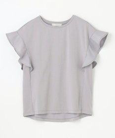 ANY 異素材コンビフリルスリーブプルオーバー