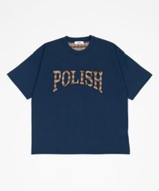 WEGO 【ユニセックス着用ITEM】チェックディテールロゴT（SS）