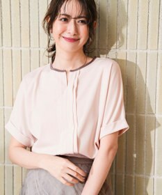 ANY SIS ジョーゼットフロントタック プルオーバー