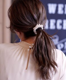 Tiaclasse つぶつぶリッチパールヘアゴム