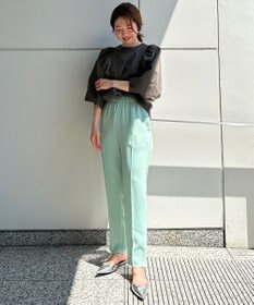 UNFILO L カラー テーパードパンツ