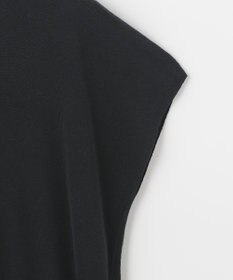 自由区 【洗える】ハイツイストコットンアセテート サマーニットドレス