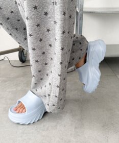 WEGO 厚底デザインラバーサンダル