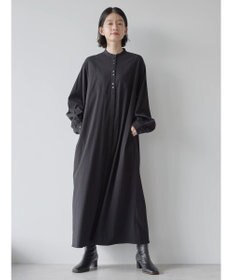 AMERICAN HOLIC バンドカラーバックタックワンピース