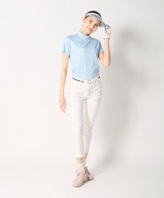 FILA GOLF／marie claire 【Marie claire sports】ロゴ柄モックネックシャツ