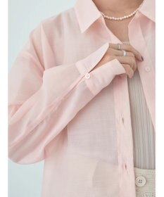 earth music&ecology オープンデザインシアーシャツ