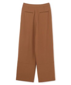 BEIGE， GYPSUM / シルキータッチ セミワイドタックパンツ