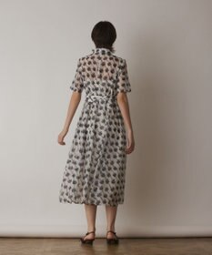 GRACE CONTINENTAL ドローイングプリントワンピース