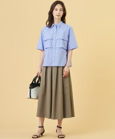 J.PRESS LADIES S フルダルクロス プリーツ スカート