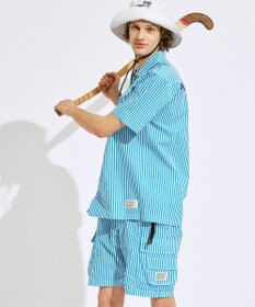 PW CIRCULUS 【高通気 / 軽撥水 / 軽量のDotAir 使用】【MEN】ストライプ柄ショーツ