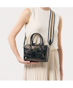 A.D.M.J. 【牛革】イタリアンレザークラックメタル2WAYボストンM