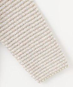 自由区 S ツイード調ニット ジャケット