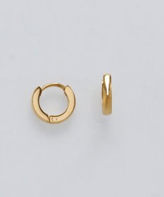 Phoebe 【金属アレルギー対応】ワンタッチメタルフープミニペアピアス  ゴールド/BOX付き