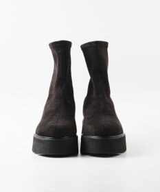 BONTRE 【イタリア製】【LucaGrossi/ルカグロッシ】厚底ストレッチショートブーツ/4507T-VA