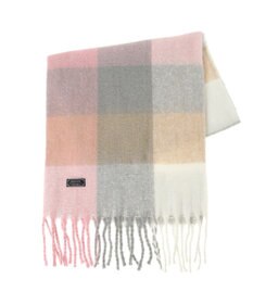 AMERICAN HOLIC シャギーチェックＢＩＧマフラー