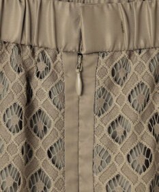 自由区 【SHIHOさん着用・こだわり素材・セットアップ対応】パネルレース スカート