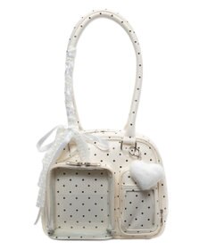 WEGO 【痛バ＆推し活グッズ】きらふわスイートドットぬい痛ボストンバッグ