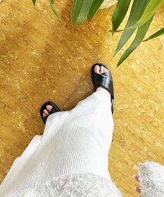 BONTRE 【BONTRE/ボントレ】パフィーストラップサンダル/40352-US