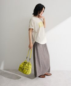 Green Parks 裾ラウンド機能ロゴTシャツ