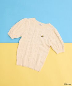 earth music&ecology Ｄｉｓｎｅｙ×Ｓｅｉｊｉ　Ｍａｔｓｕｍｏｔｏ刺繍ニット
