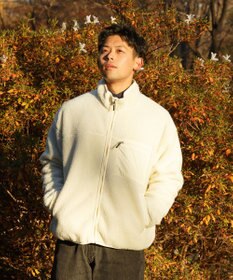 SHARE PARK MENS 【UNISEX】ボアフリースジャケット（L・XLサイズ）