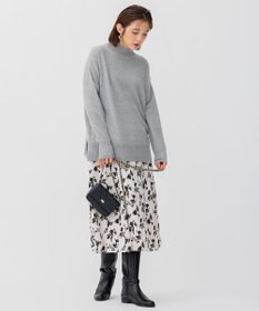 23区 CARIAGGIウールカシミヤ ハイネック ニット