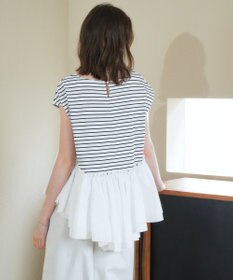 YECCA VECCA アシメペプラムカットソー