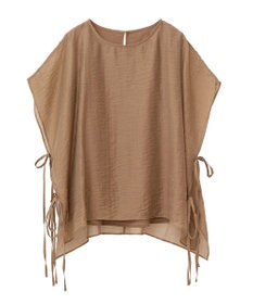 YECCA VECCA サイドリボンシアーレイヤードプルオーバー