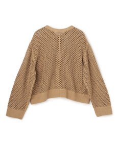 UNFILO クロシェレースニット ZIPカーディガン