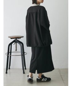 Green Parks AnriettMusee フロントジップジャガードブルゾン