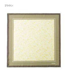 MOONBAT MACKINTOSH PHILOSOPHY(マッキントッシュ フィロソフィー）シルクスカーフ ボタニカル 68×68㎝ 日本製