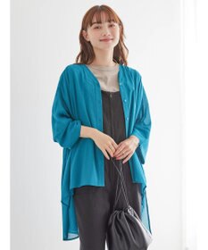 AMERICAN HOLIC バックギャザーＶネックシアーシャツ