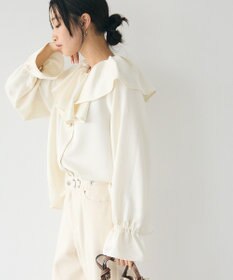 CRAFT STANDARD BOUTIQUE フリル衿ブラウス
