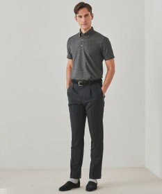 GOTAIRIKU 麻混・襟しっかり【洗える/通気性】ノルマンディーリネン ボタンダウンポロシャツ(25年モデル)