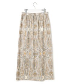 23区 【洗える】Rattiドローイングペイズリープリント スカート