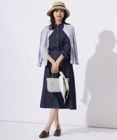 J.PRESS LADIES 小紋 プリント 剣先 スカーフ