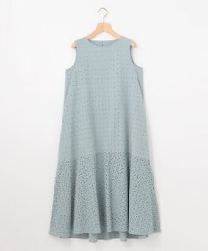 組曲 L 【WEB限定・新色追加】エンブロイダリーレースノースリーブ ワンピース