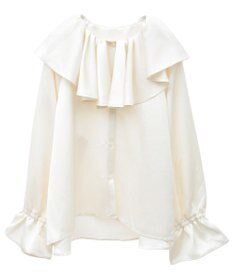 CRAFT STANDARD BOUTIQUE フリル衿ブラウス