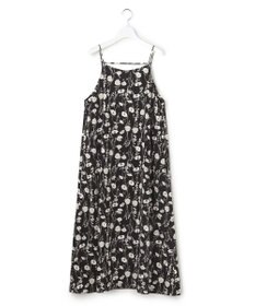 23区 【GOLD LABEL/先行予約】フルールノワール プリント キャミソール ワンピース