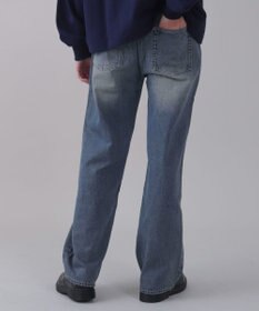 WEGO 【ユニセックス着用ITEM/ウエスト調整可】ストレートデニムパンツ