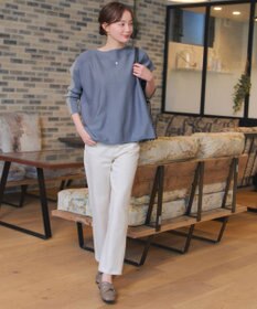 Tiaclasse 前後2wayバイカラーニットプルオーバー